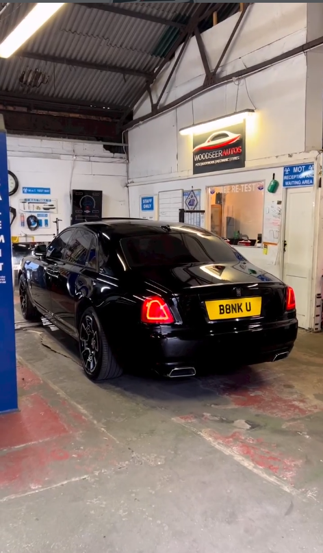 Rolls-Royce Ghost in the workshop
